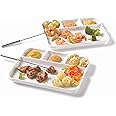 Starfrit Fondue and Appetizer Plates - Set of 2 Large Porcelain Plates – White