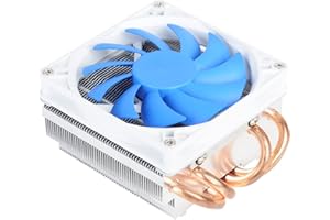 Silverstone Tek Low-Profile Heatsink CPU Cooler with 92mm PWM Fan, Four 6mm Heat Pipes, Intel LGA1155/1156/1150 and AMD AM2/A