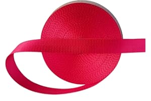 ABOKOY 1 Inch Nylon Webbing Strap 15 Yards Nylon Strap Webbing for Backpack Strap Pet Collar Indoor Outdoor Craft DIY Repair