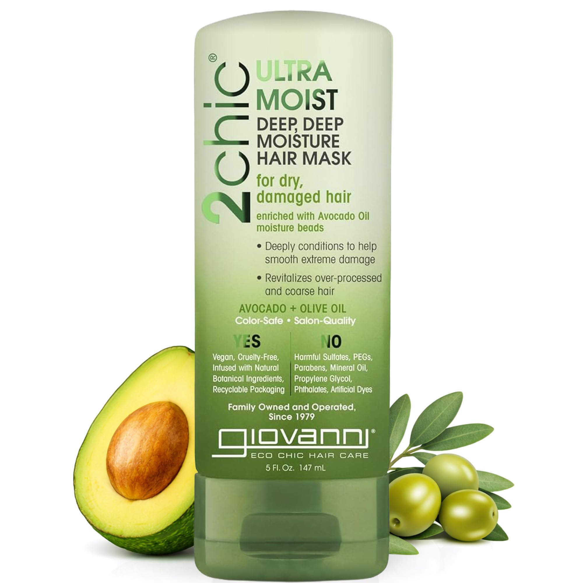 Giovanni 2chic Avocado and Olive Oil Ultra Moist Hair Mask 144 ml