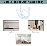 Glamified Double Tap Shower Spray Bath Taps with Hose 1.5m SH-001 view 5
