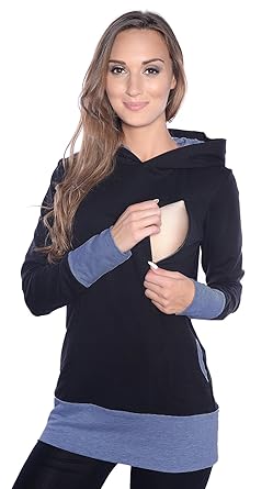 Mija - Umstandsmode / 2in1 Stillpullover & Umstandspullover Stilltop Stillpulli Mona 1035