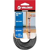 VELCRO Brand Cable Ties, 15in, Black and Gray, 30 Pack | Extra Long Reusable Cable Ties For Large Cable Bundles; Zip Tie Alte