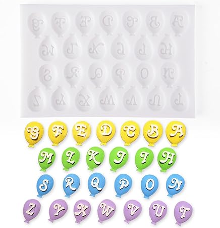 Amazon Co Jp 面白い文字型 手芸製作 製菓用 シリコンモールド アルファベット 型取りペースト ハンドメイドの文字遊び 車 バイク