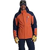 Spyder mens Copper Insulated Ski Snow Hooded Jacket