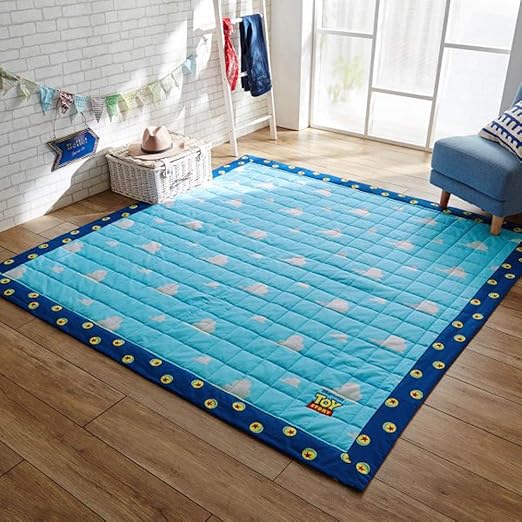 Amazon ベルメゾン ディズニー キルトラグ トイ ストーリー 綿100 撥水 洗える キルト ラグ 約190 240 ラグ カーペット オンライン通販