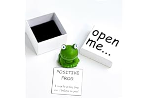 WENGIFT I Love You Positive Frog Gift Desk Buddy Cute little Frog Pocket Hug Frog Lover Best Friend Gift