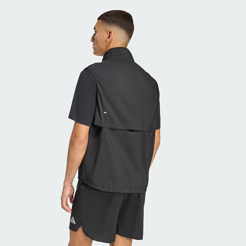 Homme Adi365 Running Essentials Vest Coat, black, XXL