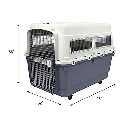 SportPet Designs Plastic Kennels Rolling Plastic