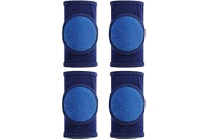 Sonhomay Baby Knee Pads for Crawling, Adjustable Protector Knee Pads for Toddler 2 Pairs, Anti Slip Knee Protectors Infant Kn