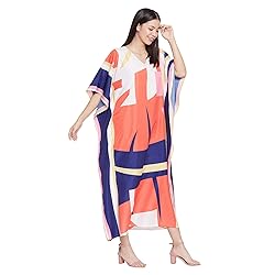 Oussum Women Plus Size Kaftans Kimono Style