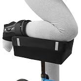 HuCPAPxi Knee Scooter Pad Cover with 2'' Removable Highly Resilient Comfort Memory Foam Cushion - Knee Walker Accessory for Roller - Universal Fit Most Models