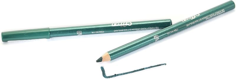 Saffron London Forest Green Soft Kajal Kohl Eyeliner Pencil 1.2g