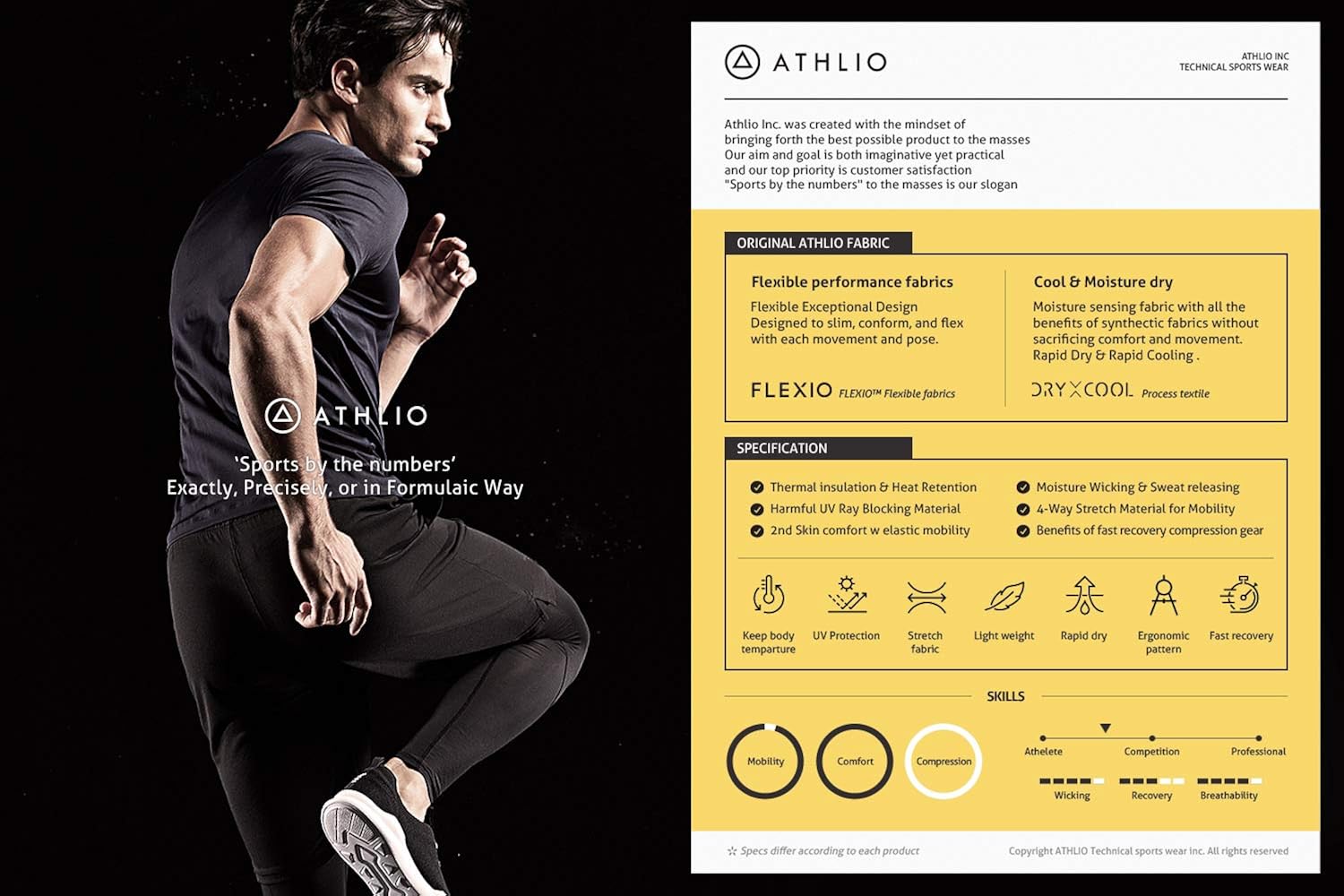 ATHLIO 2 or 3 Pack Men's Workout Running Shirts, Sun Protection Quick Dry Athletic Shirts, Short Sleeve Gym T-Shirts : Clothing