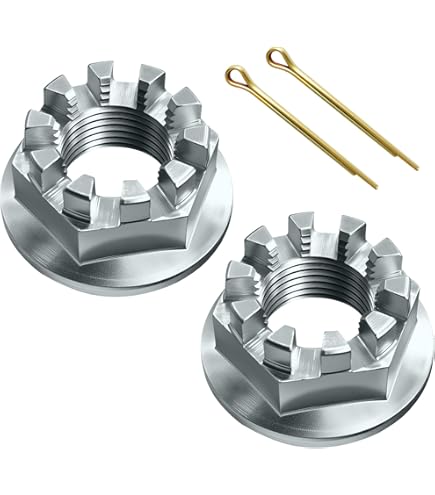 Amazon.com: Tusk Racing Axle Replacement Castle Nut Compatible