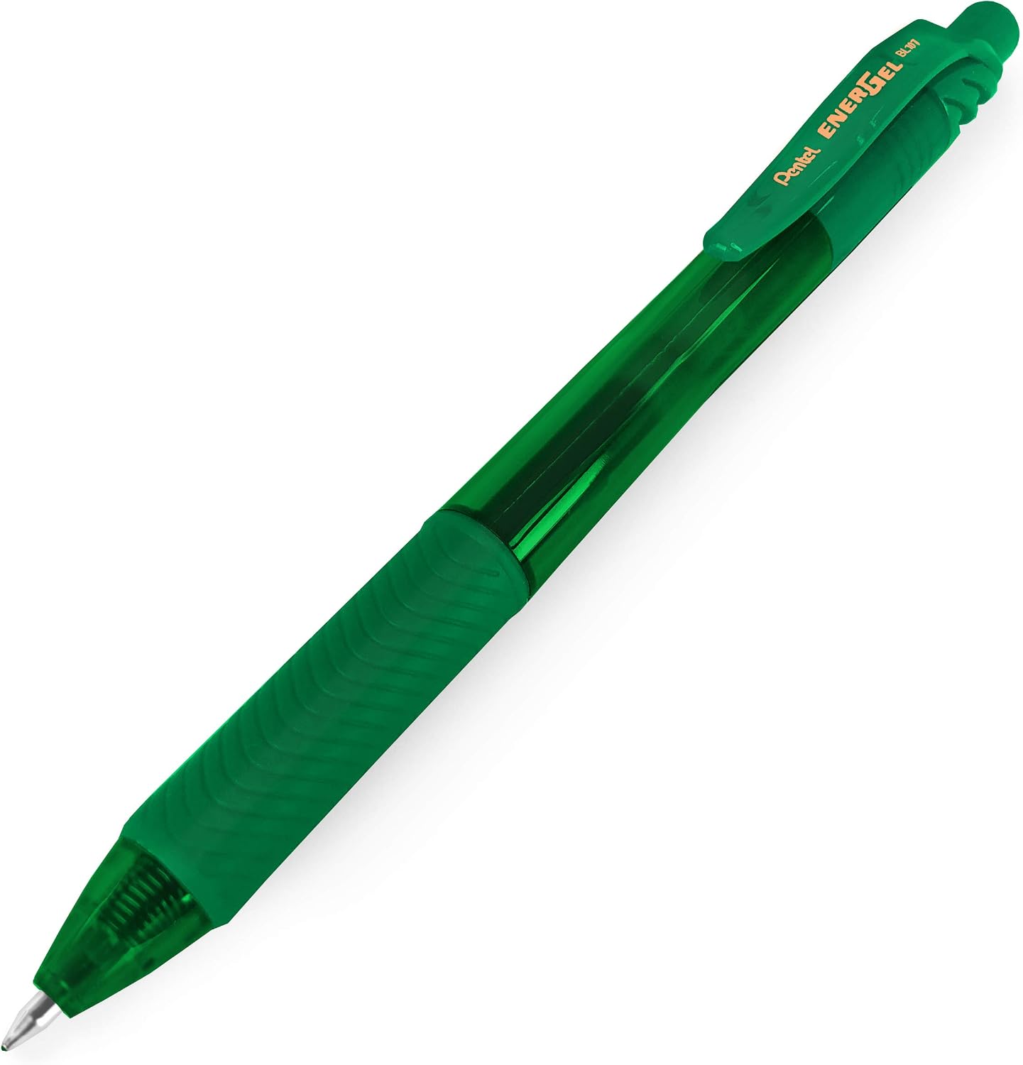 Pentel Energel X BL107 Retractable Gel Rollerball Pens - 0.7mm - Green Ink - Pack of 12, 1 count (Pack of 12) - Image 3