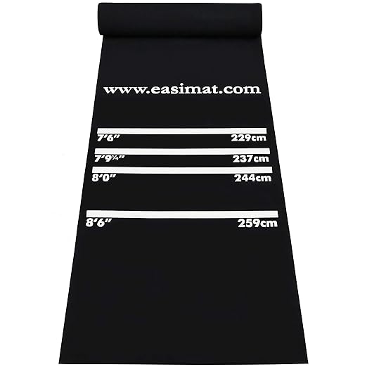 Easimat Heavy Duty Rubber Darts Mat Rubber Professional Multiple