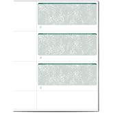 VersaCheck ValueChex - 750 Blank Personal Wallet Checks - Green Classic - 250 Sheets Form #3001