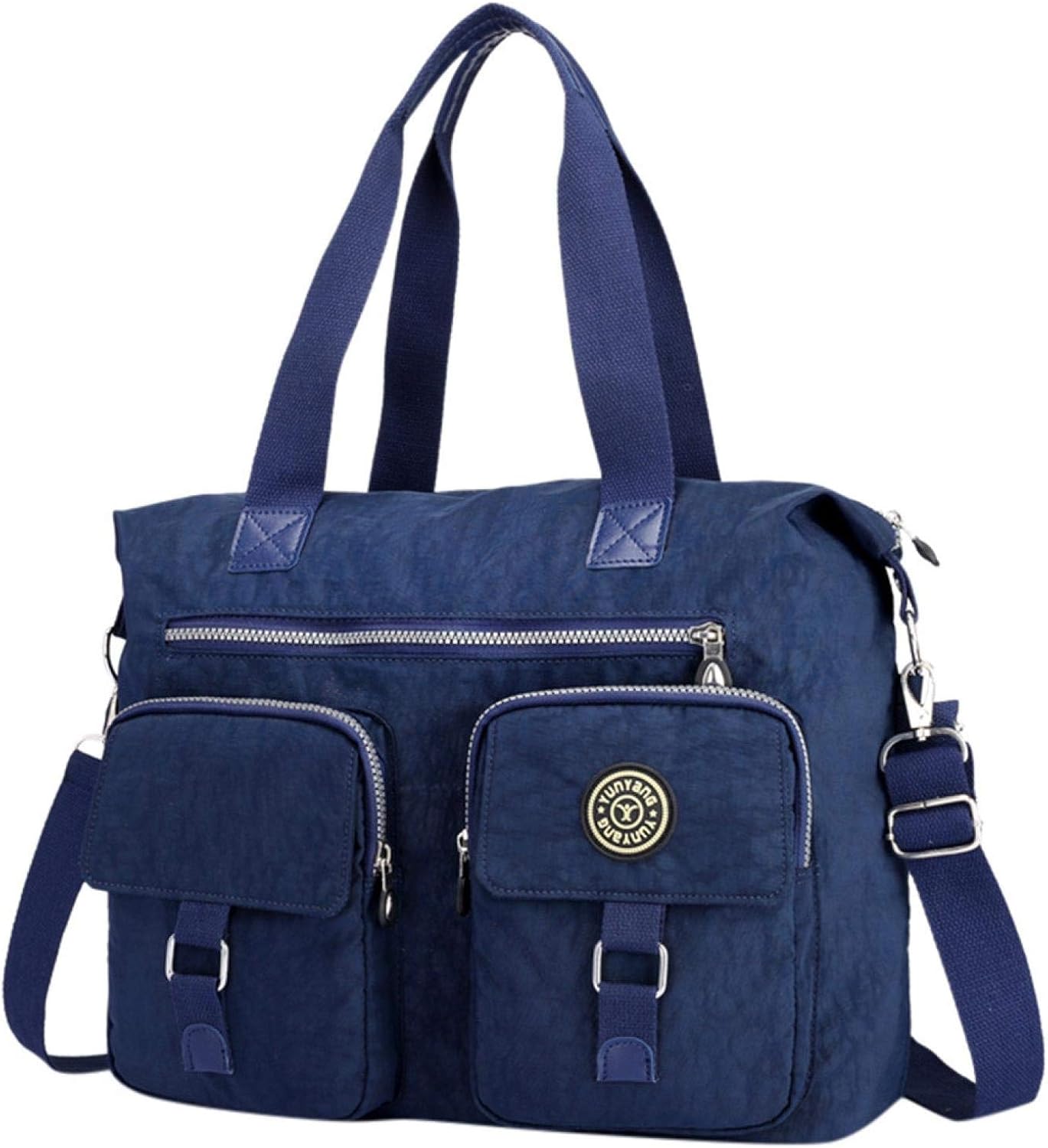 LYEAA Retro Umhängetasche Damen - Pünktchen Design, Großer Plissierter Knödel Beutel