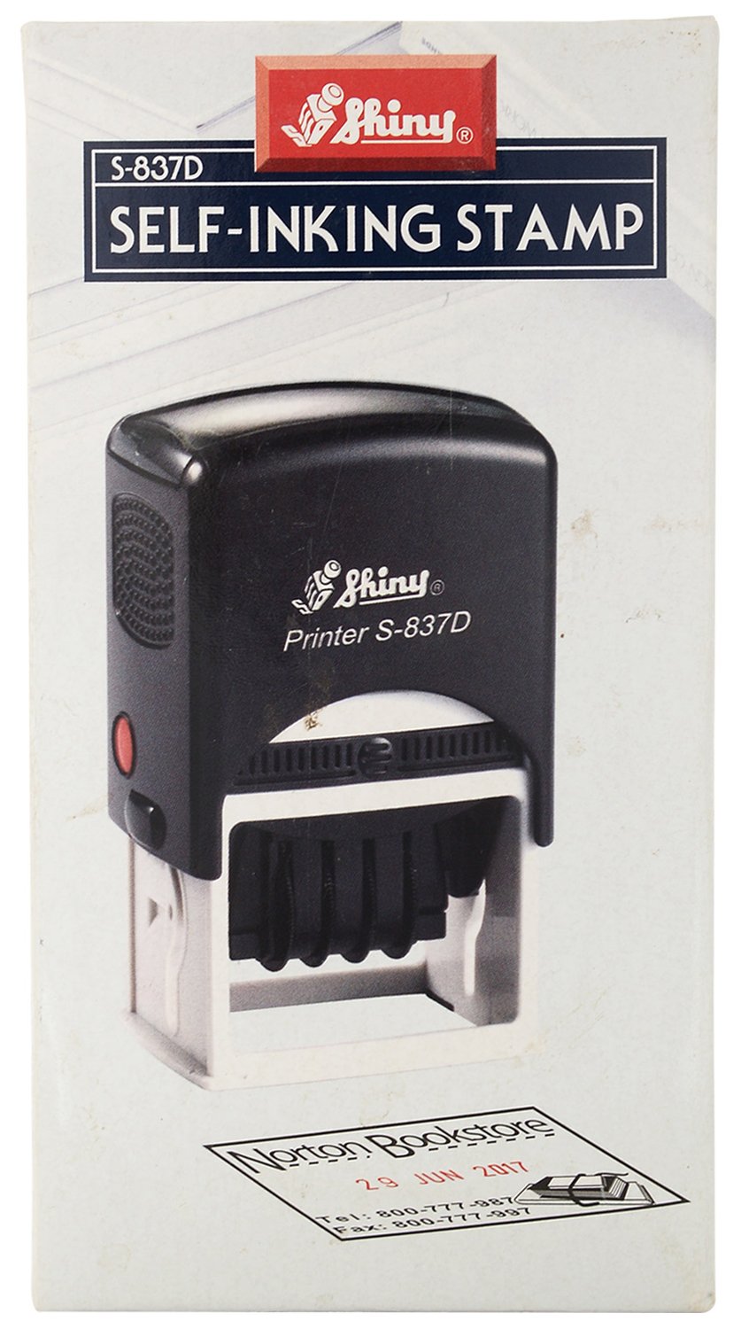 Shiny Stamp S837 D Stamp Pad, 50 X 40 mm Blue/Red Amazon.in Office