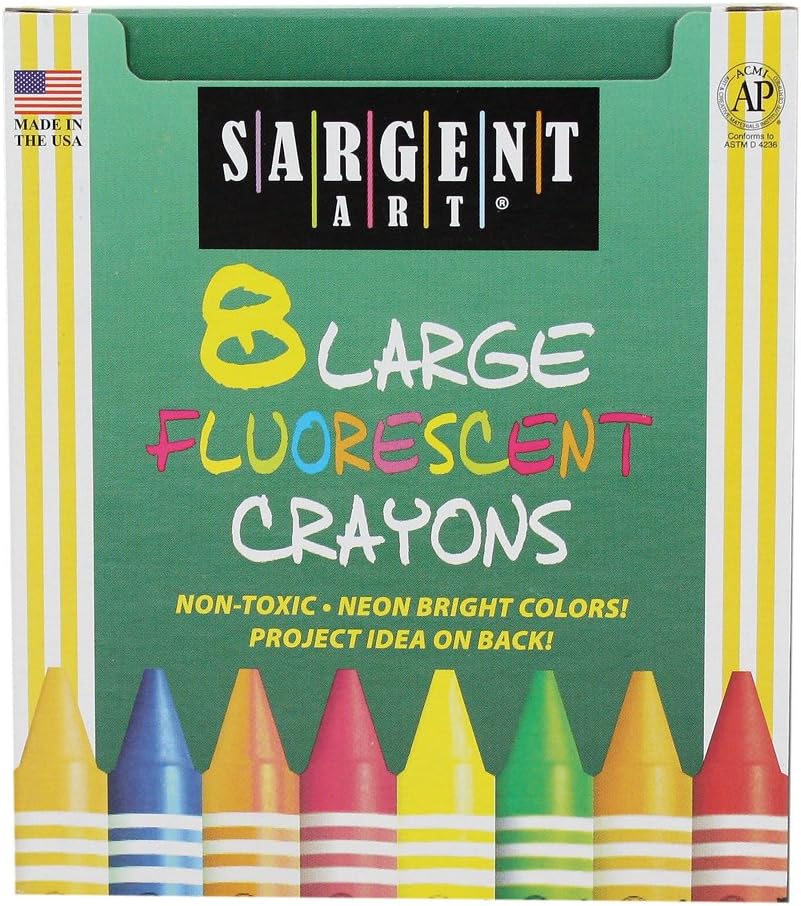 Sargent Art 22-0551 8-Large Crayons