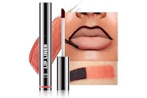 Ihrlpxkc Lip Liner - Tattoo Peel Off Lip Stain, Long-Lasting Moisturizing Lip Stain, Waterproof Nourishing Lip Liner with Matte Finish, Create Natural Lip Color for All Skin Tones (Rose)