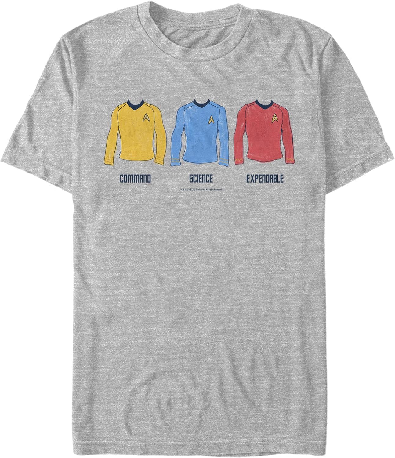 amazon com fifth sun men s star trek shirt color rankings t shirt clothing fifth sun men s star trek shirt color rankings t shirt