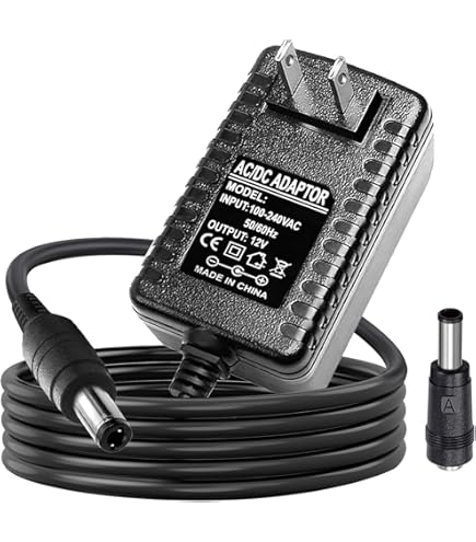 CASIO　WK-6600　本体　譜面台　アダプター 12V AC/DC Adapter for Casio WK-6500 WK-6600 WK-7500 WK-7600