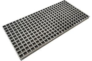 INTBUYING 39.6''x19.2'' Fiberglass Molded Grating Panel Fiberglass Floor Grating FRP Grate 1.5'' Thickness Durable Molded Pit