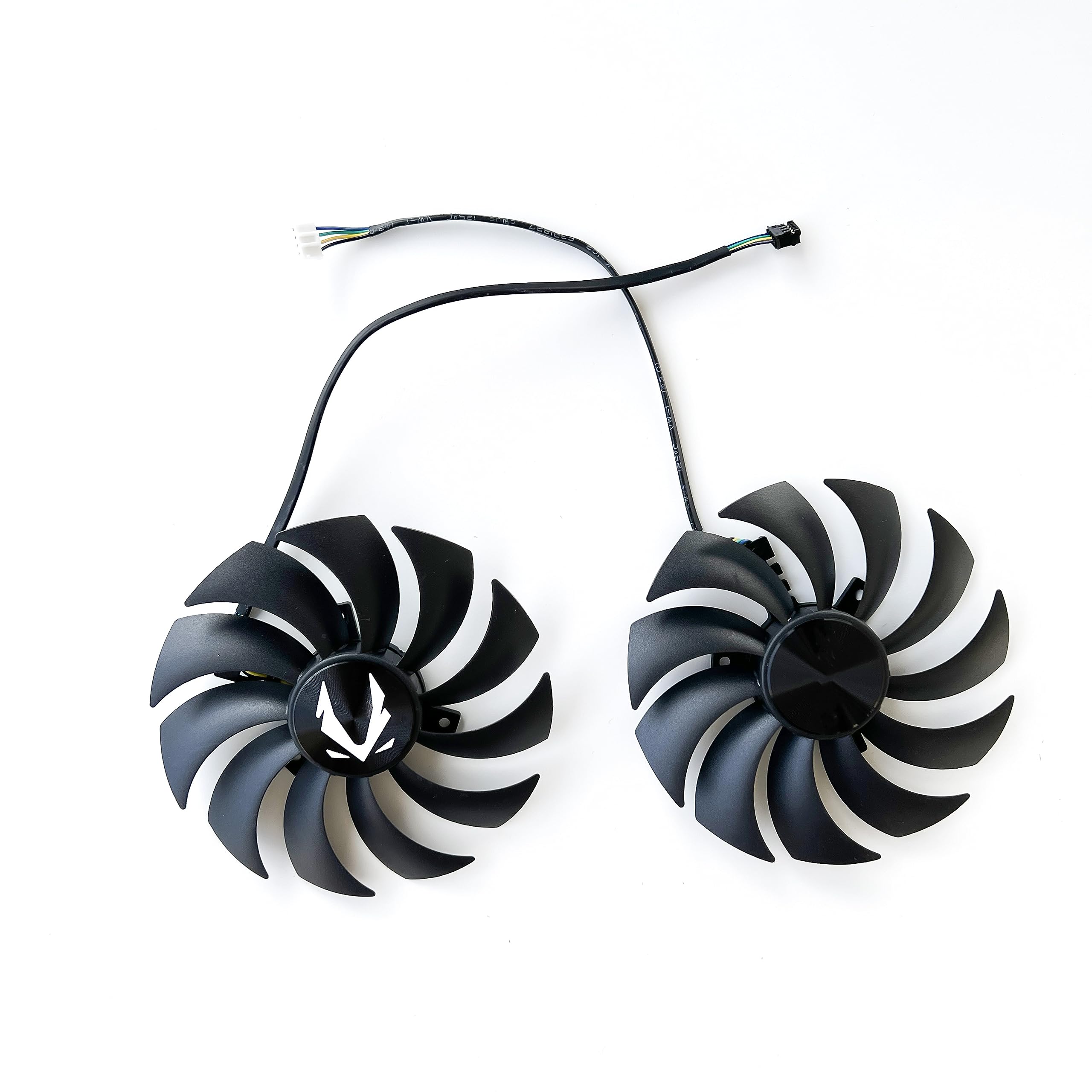 SISS Fan Graphics Card Cooler for Zotac Gaming RTX 3070 AMP Holo Fan Replacement GAA8S2U, 100 mm Fan Diameter, Set of 2