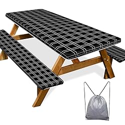 Picnic Table Cover with Bench Covers Camping
