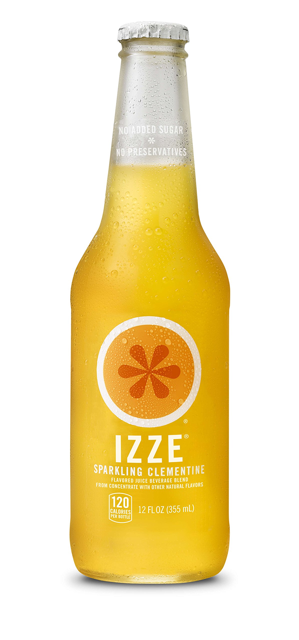IZZE Sparkling Juice 2 Flavor Variety Pack, 12 oz Glass Bottles, 12 Count Grocery