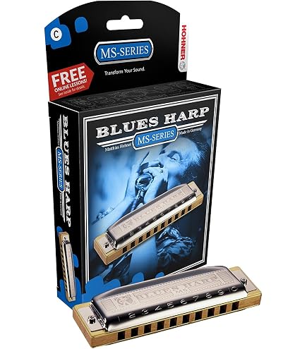 Amazon.com: Hohner Blues Harp 5-Piece Diatonic Harmonica Bundle