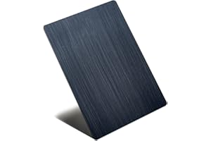 Brushed Gray Stainless Steel Sheet for CT Copper Tailor Custom Stainless Steel Range Hoods,2" by 3" Sheet