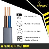 SHPELEC 6mm Twin and Earth with Earth Sleeving 2m Premium PVC Cable view 3