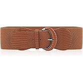 GEEHUA Women Wide Elastic Belt, Stretch Waist Belt Vintage Chunky Waistband Ladies Stretchy Belt for Dresses Jeans