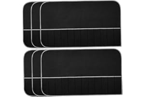 Silver Storage Bags, 6PCS Anti Tarnish 12-Slot Silverware Organizer, Dustproof Foldable with Ribbon for Kitchen Cutlery Utens