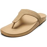 OLUKAI Kipe'a Lipi Women's Beach Sandal, Soft Leather Flip-Flop, All-Day Wear & Ultra-Soft Comfort Fit