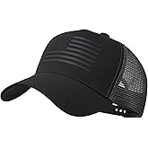 IIN American Flag Mesh Baseball Cap, Patriotic Trucker Hat for Men Women, Quick-Dry Breathable Design, Adjustable Snapback