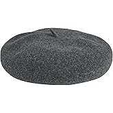 Classic Beret Hats Women Pure Color Winter Women French Man Artist Fashionable Newsboy Cap