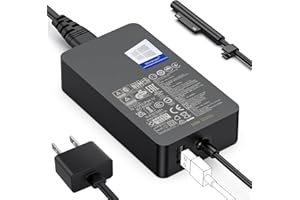 Surface Charger,102W Microsoft Surface Charger for Surface Book 1/2/3, Surface Laptop Studio, Surface Pro 3/4/5/6/7/7+/8/9/10