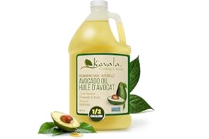 Kevala Avocado Oil – Cold Pressed | Non‑GMO Project Verified & Kosher Certified | Neutral Flavour for High Heat Cooking & Ski