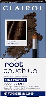 Clairol Root Touch-Up Temporary Concealing Powder Dark Brown 0.07 oz view 1