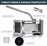 Sopito Professional Potato Cutter Stainless Steel with 1/2in & 3/8in Blades view 3