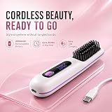 Baomaeyea Go Brush Pro UK Cordless Hair Straightener Brush 3 Temp 160-200°C view 7