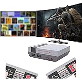 Classic Mini Handheld Retro Game Console Built in 600+ Video Games,AV Output Video Game System with Dual Wireless Controllers,Plug and Play. (SX03)