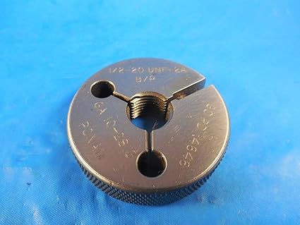 1 2 Unf 2a Before Plate Thread Ring Gage 5 Go Only P D 4646 B P Bp Amazon Com Industrial Scientific