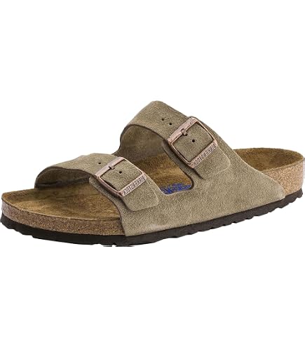 Amazon.com | Birkenstock New Unisex Arizona Sandal Taupe Suede 38