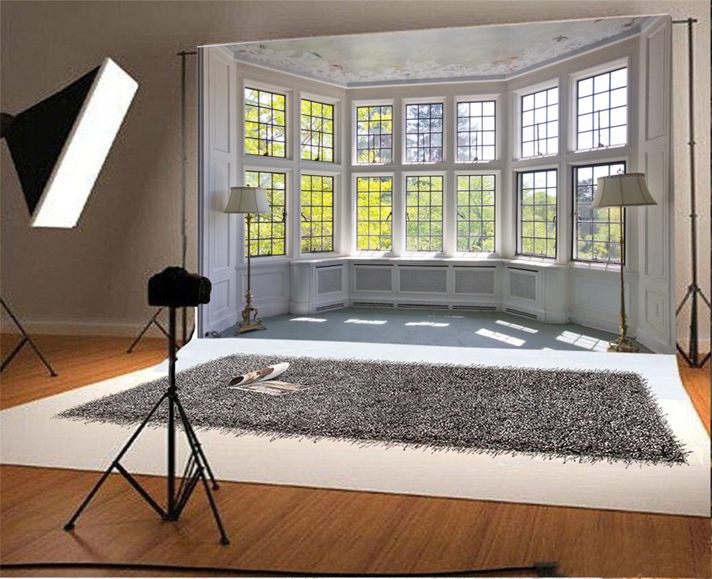 YongFoto 3x2m Vinyl Backdrop Indoor European French Building Sash Sunshine Nature Autumn Background Decorations Studio Photo Portrait Child Video Party Wedding Photobooth Photography Accesorios