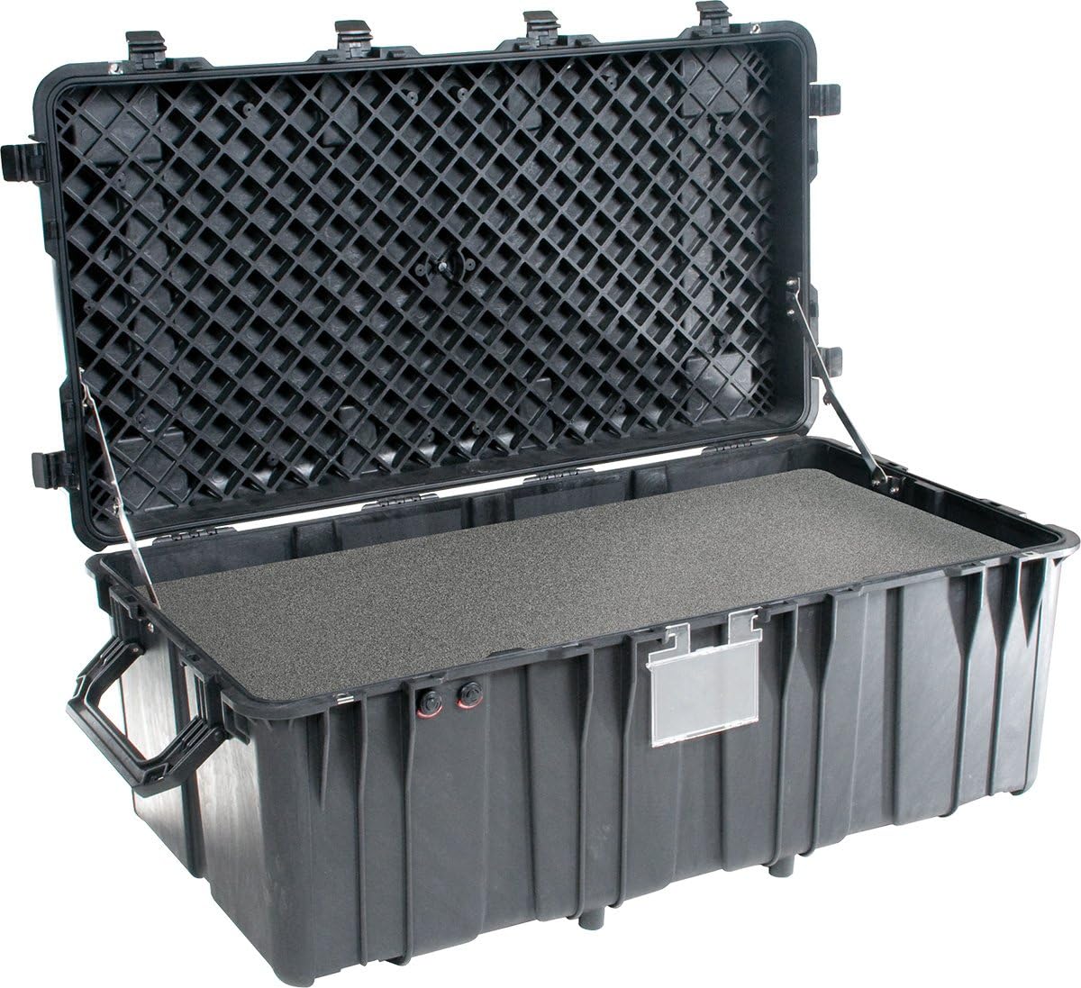 PELI0550 Watertight Polypropylene Transport Case, IP57 Rated, 319L Capacity, Made in US, With Customisable Foam Insert, Black